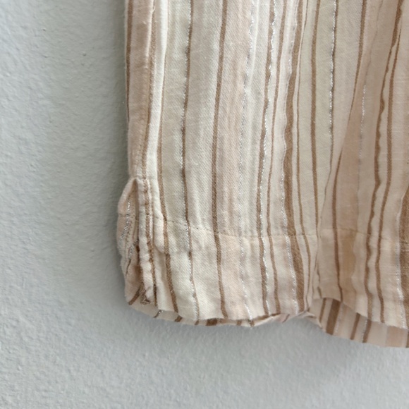 Lucky Brand Sparkle Empire Waist Short-Sleeved Top - Picture 4 of 7